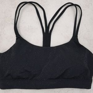 All In Motion black sparkly sports bra